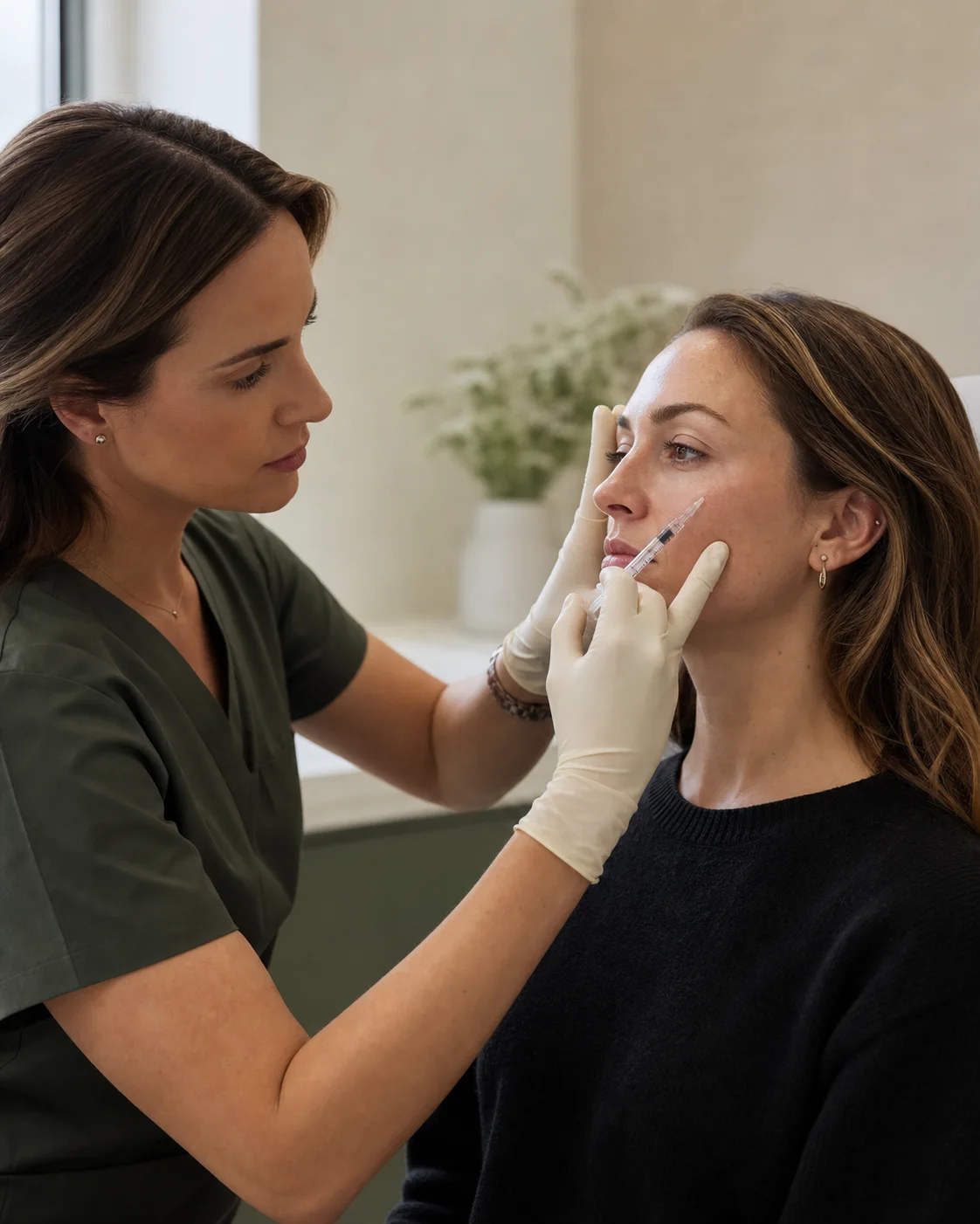 Cosmetic injectables treatment concept for the Injectables panel