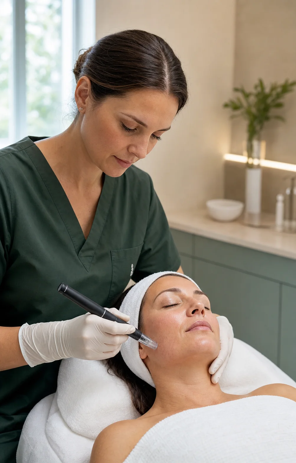 Microneedling treatment concept for the Skin panel